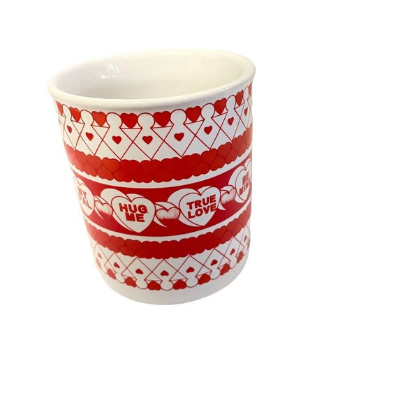 Valentine's Day Mug 1995 Designs by West Wood Kiss me My Pal w/Heart Handle 1995 - Picture 4 of 7